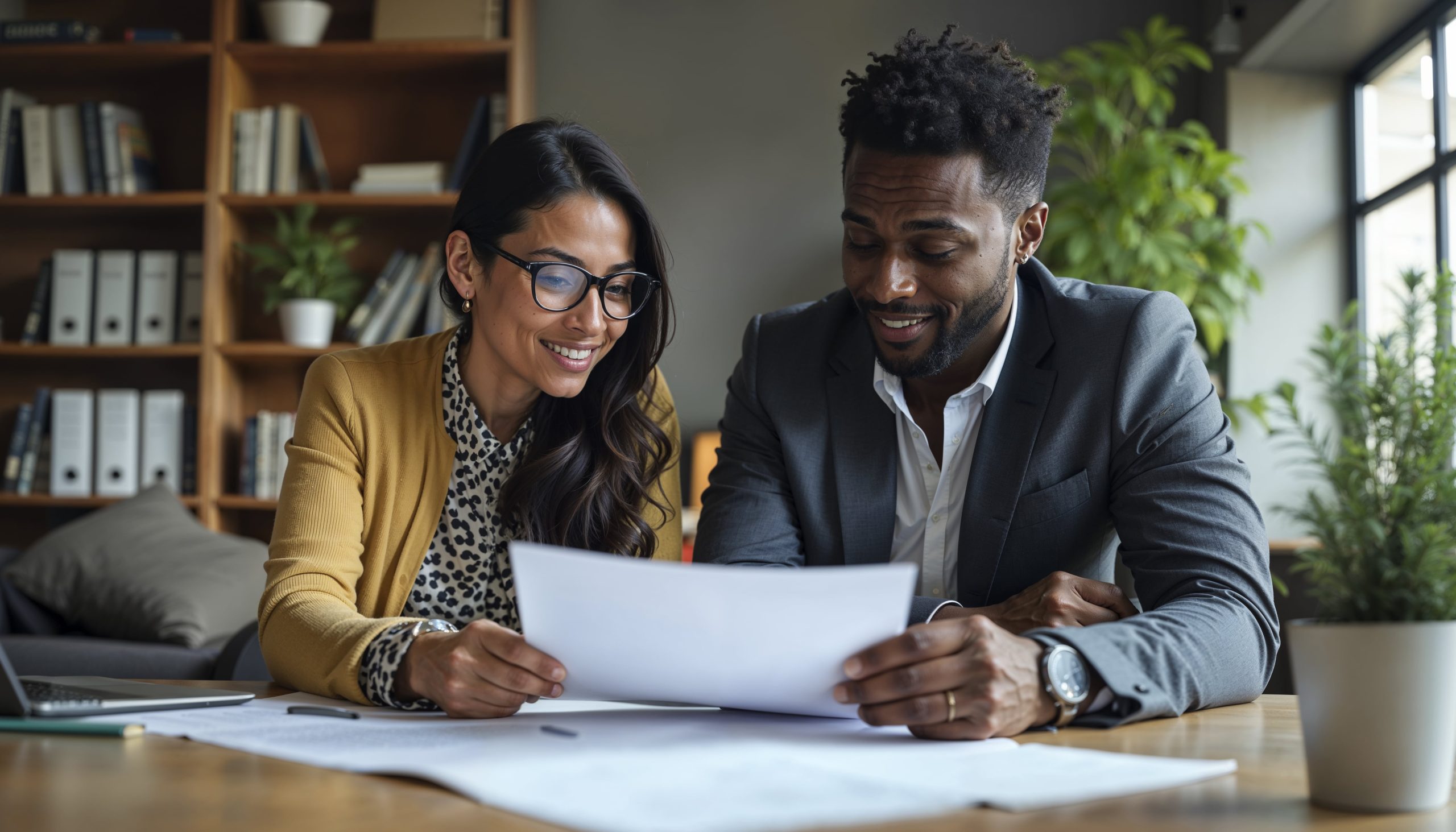 employee working with document min scaled
